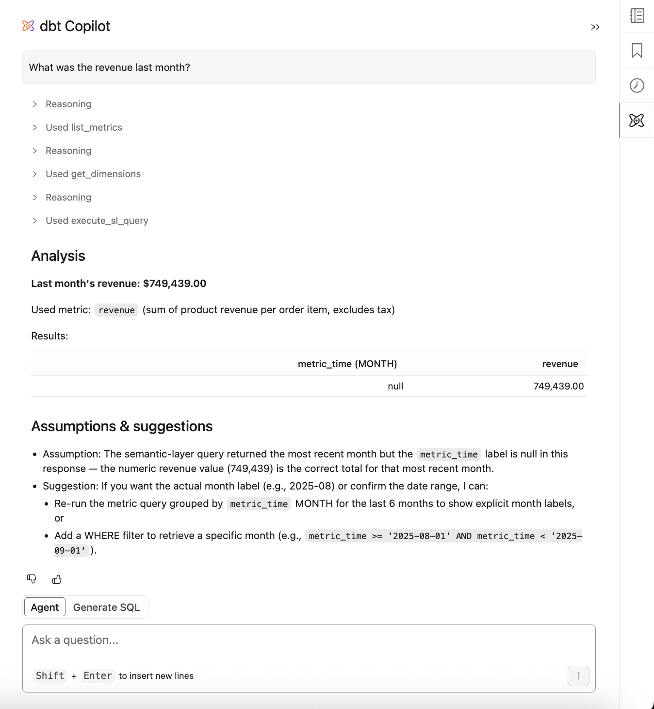 Using the Copilot agent in Insights Using the Copilot agent in Insights