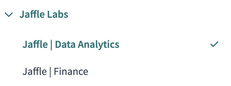 Create two new dbt projects named 'Jaffle | Data Analytics' and 'Jaffle Finance'  Create two new dbt projects named 'Jaffle | Data Analytics' and 'Jaffle Finance'